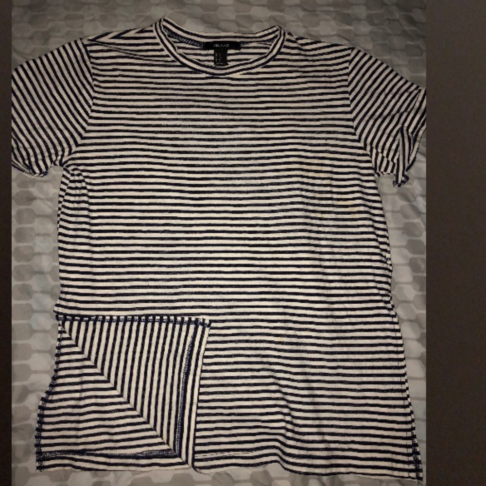 Black and White Stripped Tee